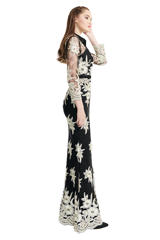 side view of the dress